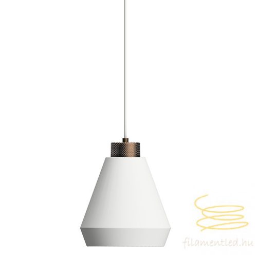 EDGE PENDANT M WHITE E27