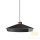 EDGE PENDANT L BLACK E27