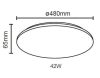 Modulux LEDA R LED 42W KEREK 3360LM 4000K 120°480MM IP20 LÁMPA