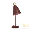 BELLA TABLE LAMP RUST RED E14