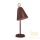 BELLA TABLE LAMP RUST RED E14