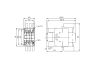 Kondenzátor-mágneskapcsoló 400V/25 kvar U(tekercs)=230V AC (B&J)