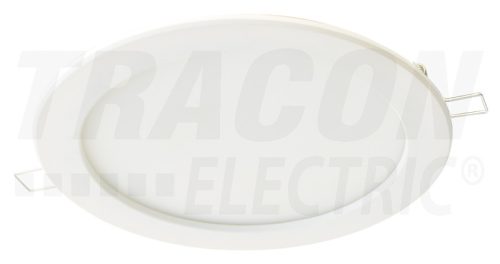 Tracon Védett, beépíthető LED mélysugárzó, fehér 230 VAC, 12 W, 4000 K, 840 lm, IP44, EEI=A