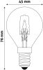 Entac Halogen Mini E14 18W 3000K