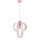 ONLI SOSPENSIONE SERENA 1xE27 COL.ROSA 4735/SR