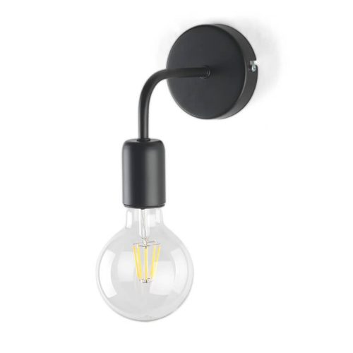 ONLI APPLIQUE MANTIS 1L COL.NERO S/LAMPADINA 4999/APN