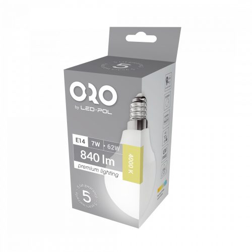 ORO-PREMIUM-E14-G45-7W-XP-DW