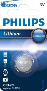 Philips CR1620 Lithium Gombelem B1