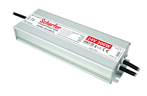 Scharfer 300W 24V 12,5A IP67 LED tápegység