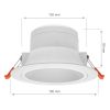 CEILINE III LED DOWNLIGHT 230V 10W 150X80mm NW