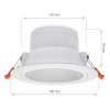 CEILINE III LED DOWNLIGHT 230V 15W 150X80mm NW