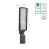 STREETOS STREETLIGHT 230V 50W IP66 IK10 130/80° 7600lm NW