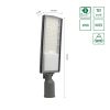 STREETOS STREETLIGHT 230V 100W IP66 IK10 130/80° 14600lm NW