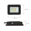 NOCTIS LUX 2 SMD 230V 30W IP65 WW fekete