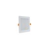 DURE 3 DOWNLIGHT 12W CW 230V 110DEG IP54 IK06 145X145X34 WHITE SQUARE INTEGRATED DRIVER