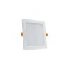 DURE 3 DOWNLIGHT 18W CW 230V 110DEG IP54 IK06 168X168X34 WHITE SQUARE INTEGRATED DRIVER