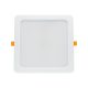 DURE 3 DOWNLIGHT 24W CW 230V 110DEG IP54 IK06 220X220X34 WHITE SQUARE INTEGRATED DRIVER