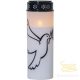 LED Memorial Candle Dove 063-79