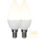 LED   Candle Double pack, Opal E14 5,5W 3000K ST336-75