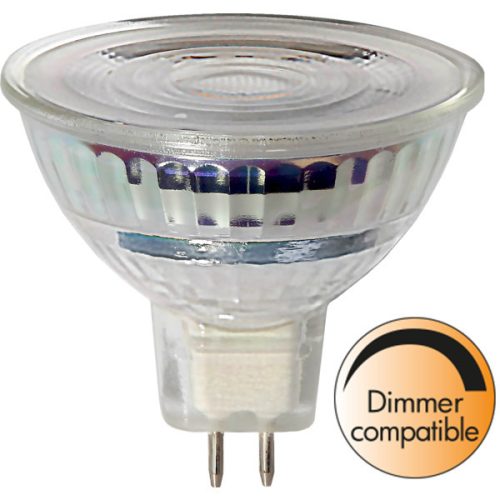 Startrading LED Glass Dimmerable MR16 Lens GU5.3 4,8W 2700K ST346-09-1