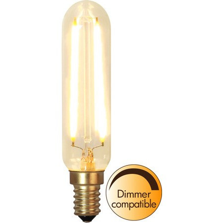 LED Filament Dimmerable Soft Glow Tube Clear E14 2,5W 2200K ST352-44-1