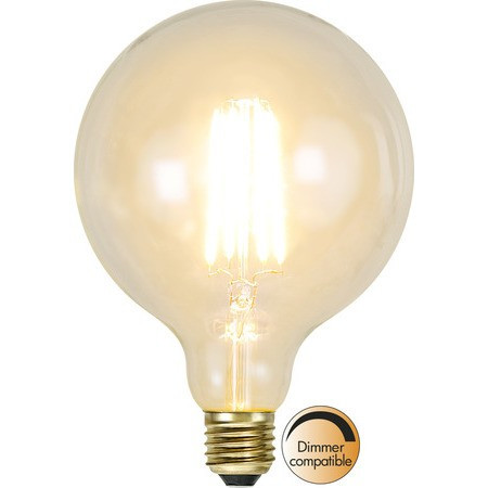 Startrading LED Filament Dimmerable Soft Glow G125 Clear E27 3,6W 2100K ST352-54-1