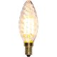 LED Filament Dimmerable Soft Glow Twisted Candle Clear E14 4W 2100K ST353-06-1