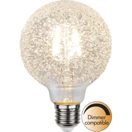 Startrading LED Filament Dimmerable Ice Drop G95 Decoled Clear E27 1W 2600K ST353-67-1