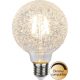 LED Filament Dimmerable Ice Drop G95 Decoled Clear E27 1W 2600K ST353-67