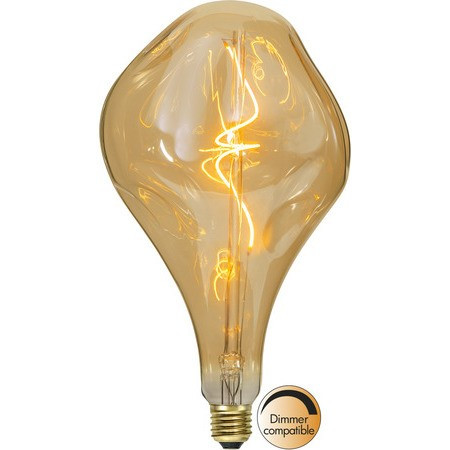 LED Filament Dimmerable A165 Spiral Vintage Gold Clear E27 3,8W 2000K ST354-27-4