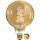 Startrading LED Filament Dimmerable G125 Spiral Vintage Gold Clear E27 3,5W 2100K ST354-42-3