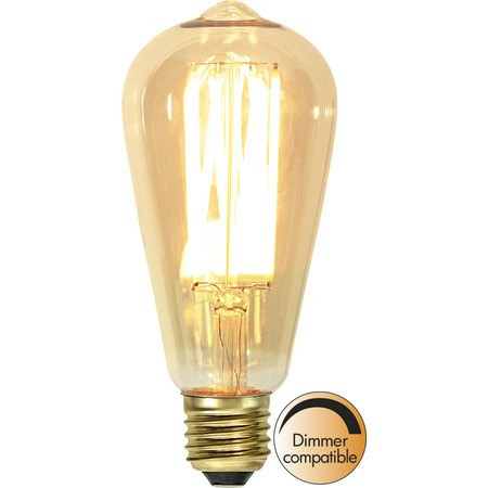 LED Filament Dimmerable ST64 Vintage Gold Clear E27 3,7W 1800K ST354-70