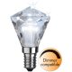 LED Chrystal Dimmerable Diamond Ping Pong Clear E14 3W 4000K ST361-04-1