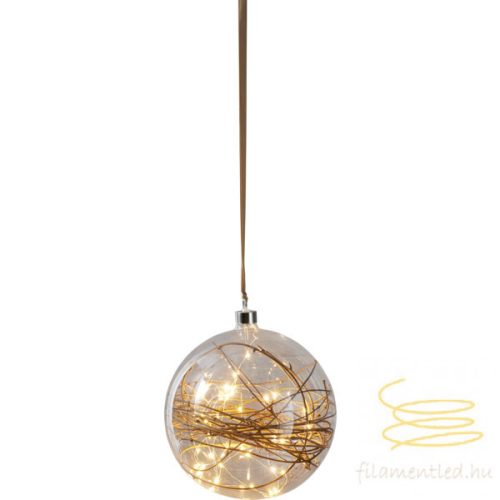 Glass Bauble Glow 457-93