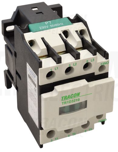 Tracon Kontaktor 660V, 50Hz, 12A, 5,5kW, 230V AC, 3×NO+1×NC