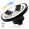 LED AR111 GU10 230V 10W SMD 30° CCT+DIMM WI-FI/BT SMART fekete házas