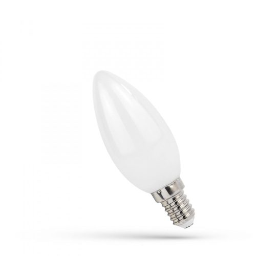 LED gyertya C35 E14 230V 1W COG WW OPÁL SPECTRUM